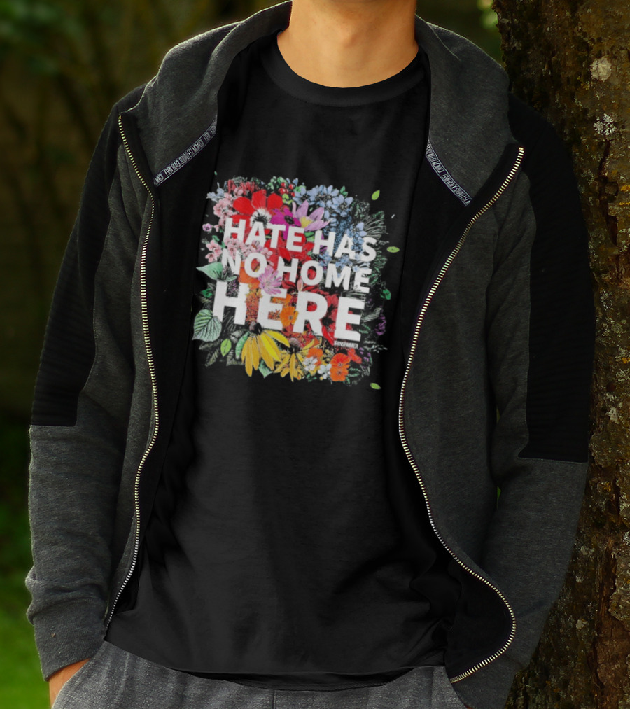 Hate Has No Home Here Flower Diversity T-Shirt