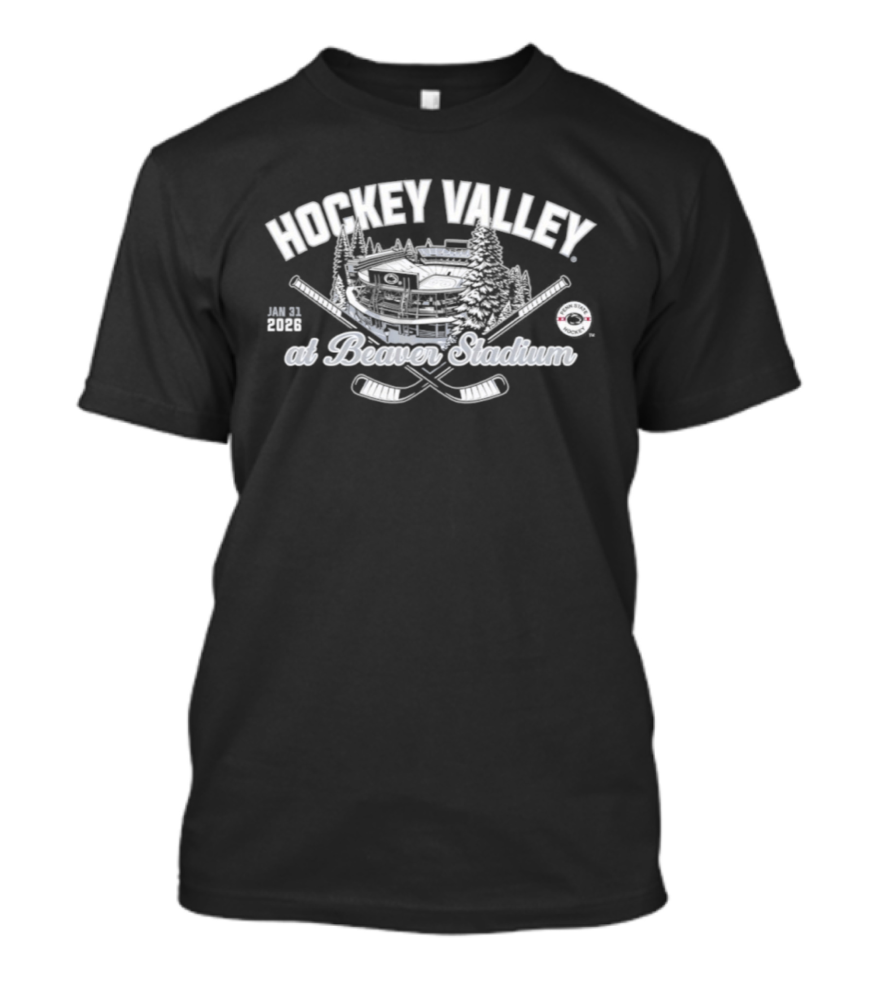 Penn State Nittany Lions Hockey Valley At Beaver Stadium 2022 Event T-Shirt