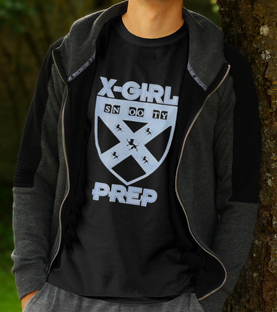 X Girl Snooty Prep Shield Crest T-Shirt