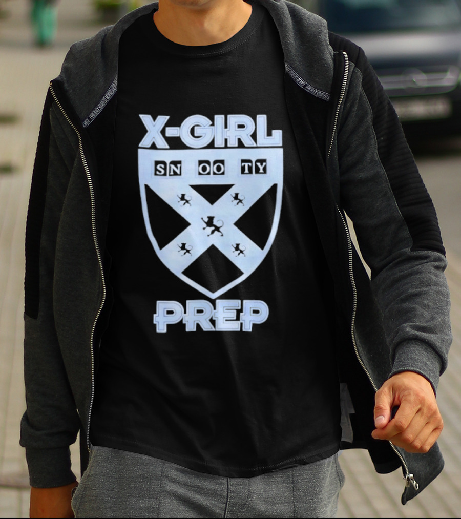 X Girl Snooty Prep Shield Crest T-Shirt