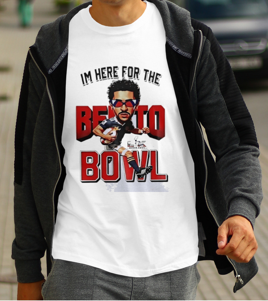 Bad Bunny Super Bowl I’m Here For The Benito Bowl T-Shirt