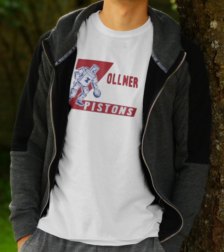 Fort Wayne Zollner Pistons Vintage Robot Basketball Team Nostalgia T-Shirt