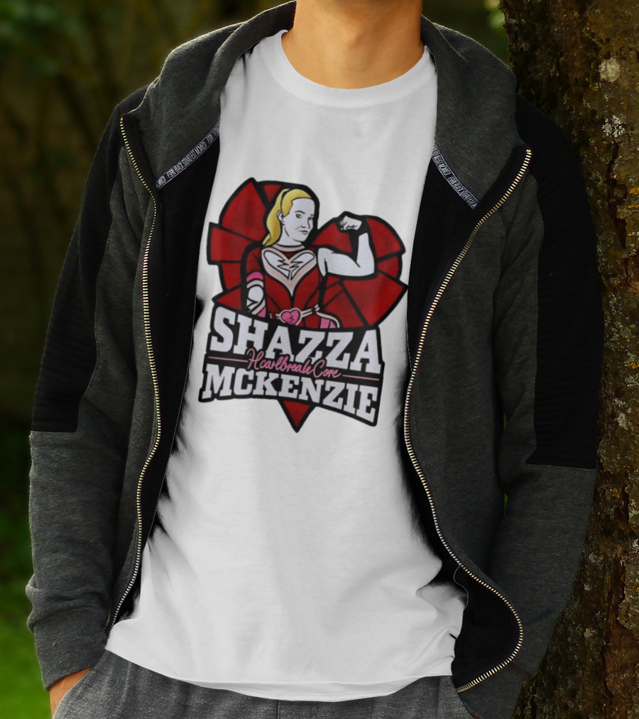 Shazza McKenzie Heartbreak Core Wrestling Superhero T-Shirt