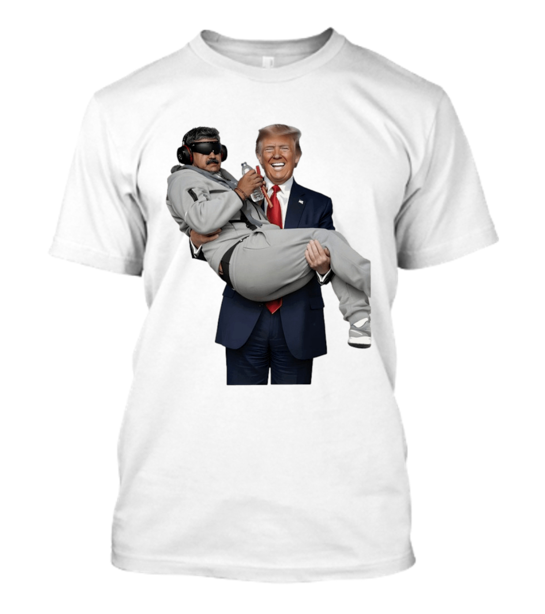 Trump Carry Maduro Satire Funny Political Humor T-Shirt