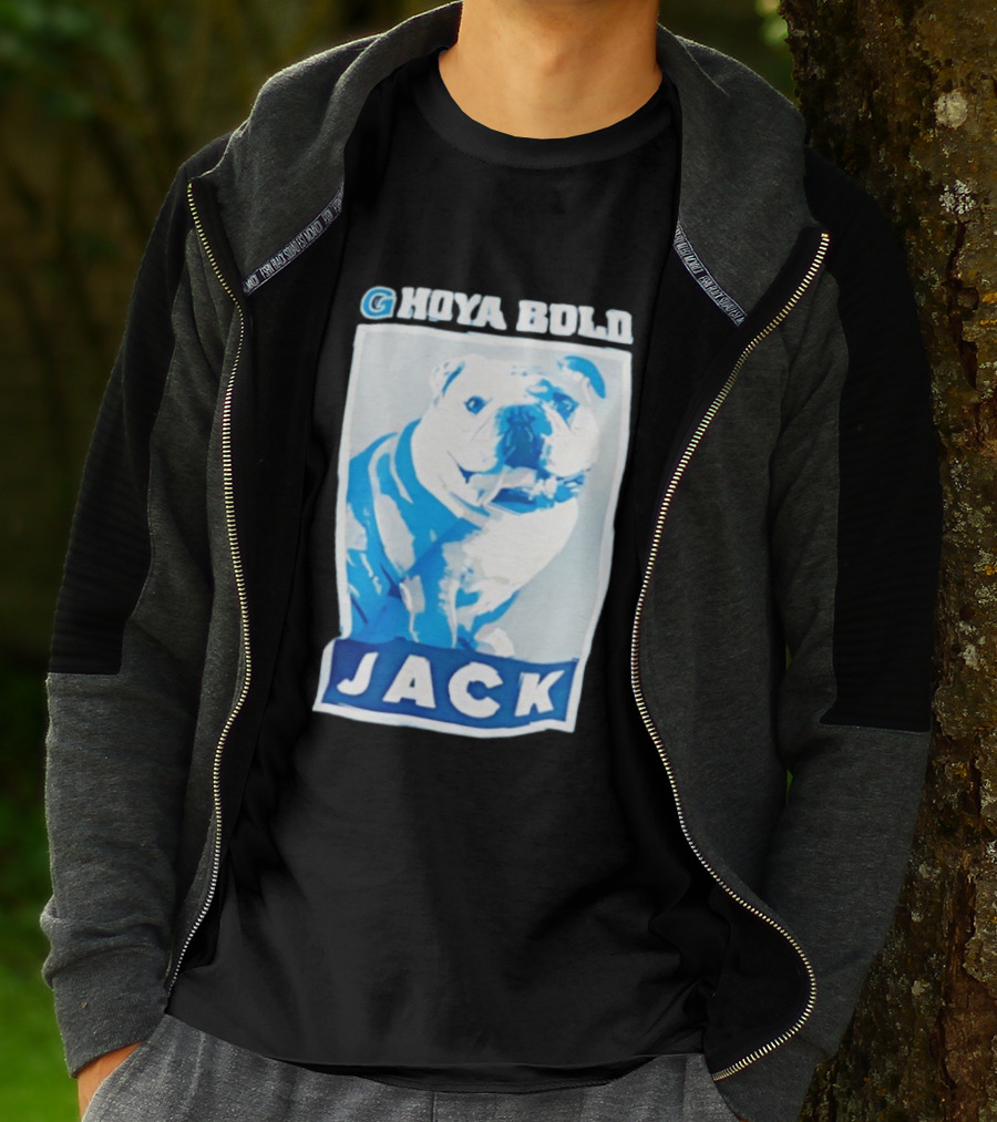 Georgetown Hoyas Hoya Bold Jack Bulldog Basketball T-Shirt