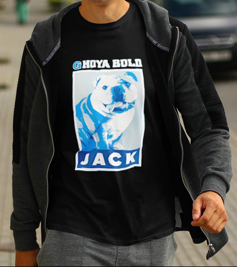 Georgetown Hoyas Hoya Bold Jack Bulldog Basketball T-Shirt