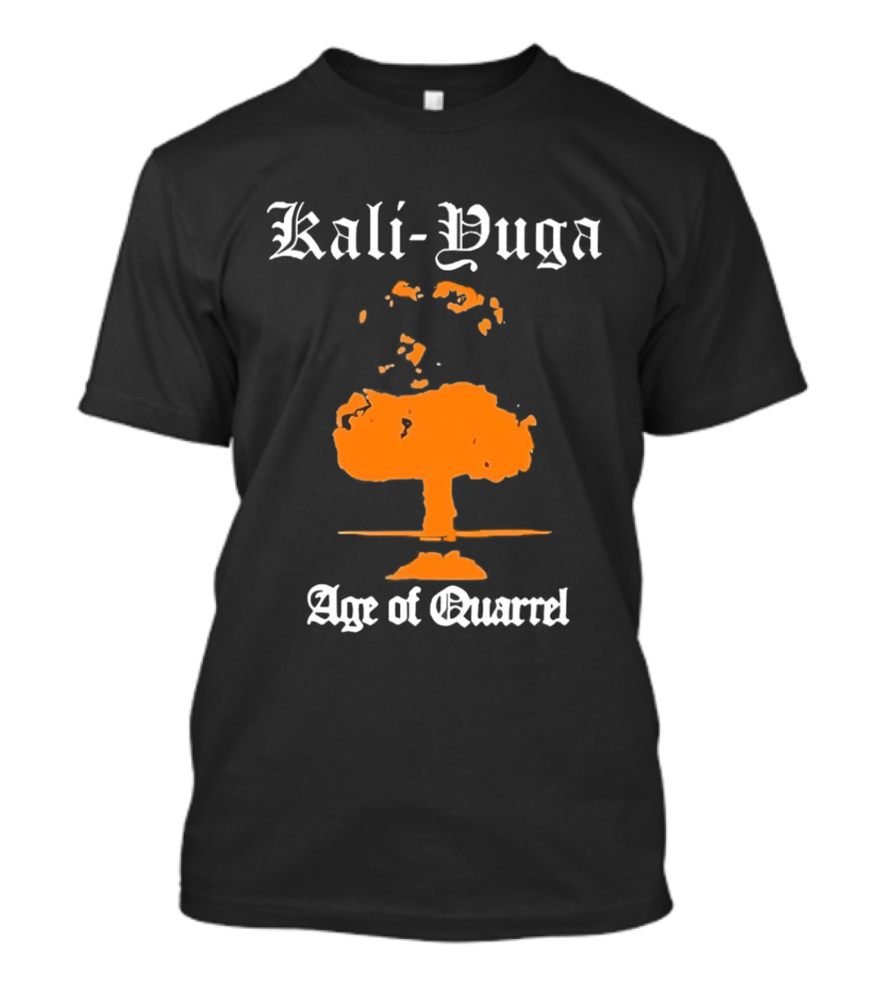Kali Yuga Age Of Quarrel Mushroom Cloud Iconography T-Shirt
