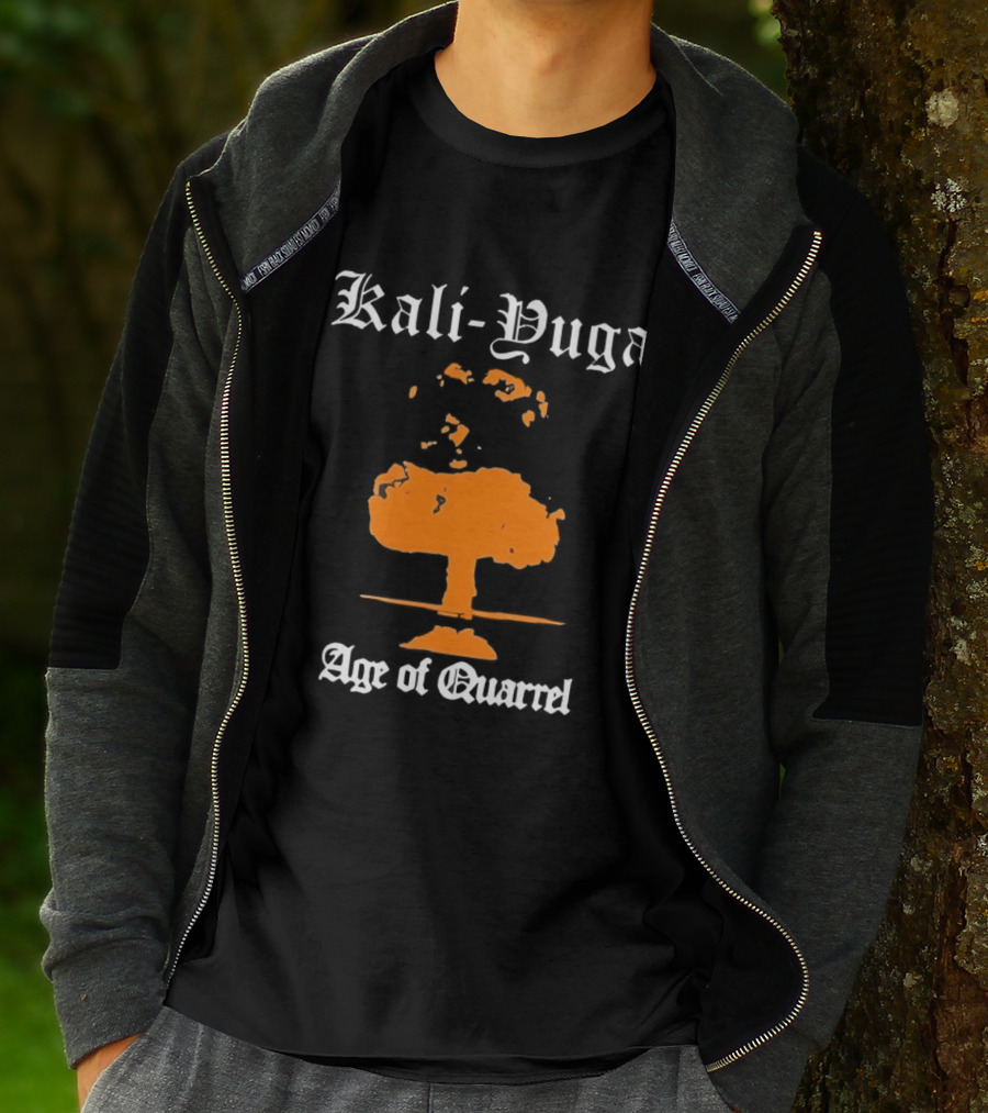 Kali Yuga Age Of Quarrel Mushroom Cloud Iconography T-Shirt