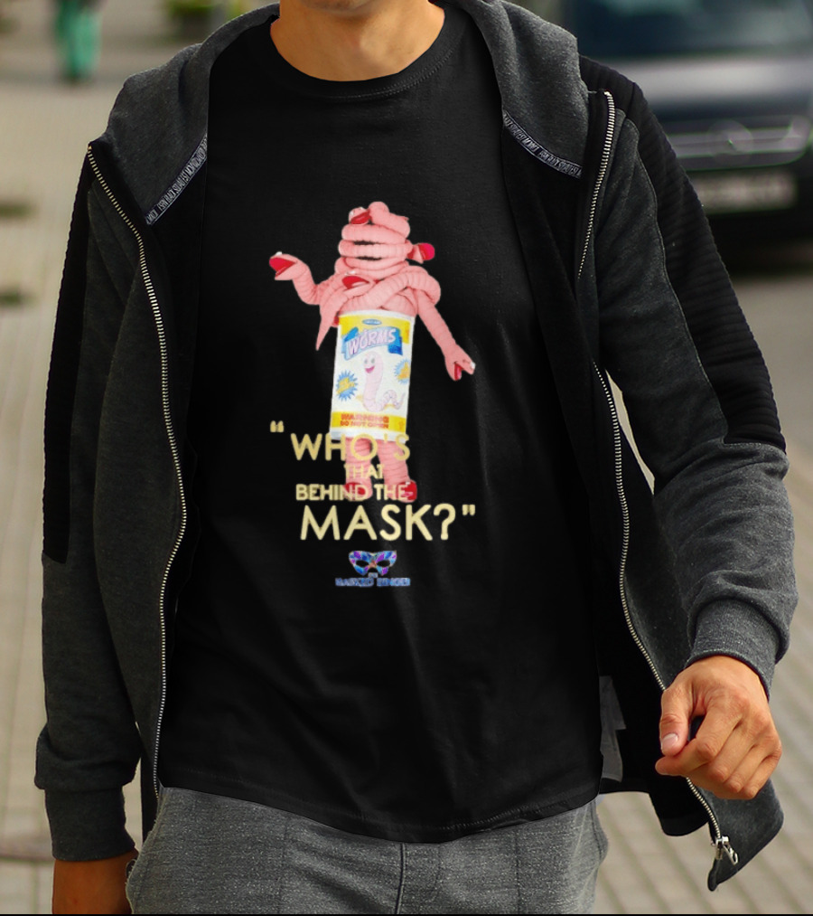 Can Of Worms Who's That Behind The Mask Kids T-Shirt