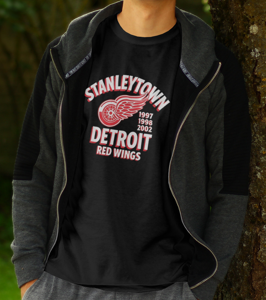Stanleytown Detroit Red Wings 1997 1998 2002 T-Shirt