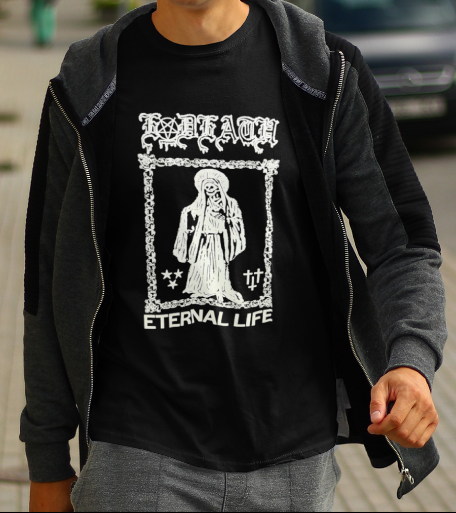 Sacred Death Skeleton Eternal Life T-Shirt
