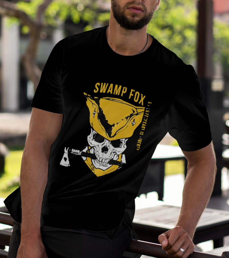 SWAMP FOX Skull My Sweetheart Is Liberty T-Shirt