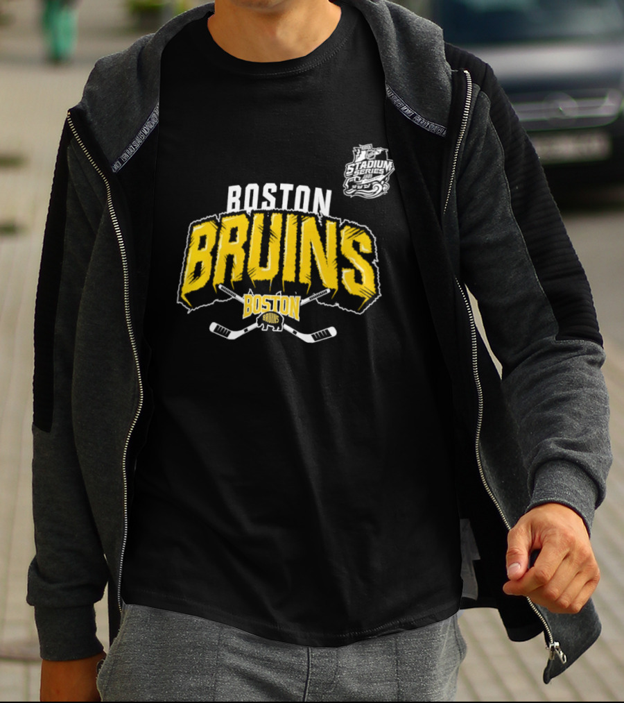 Boston Bruins Skull Tampa Bay Lightning NHL Hockey T-Shirt