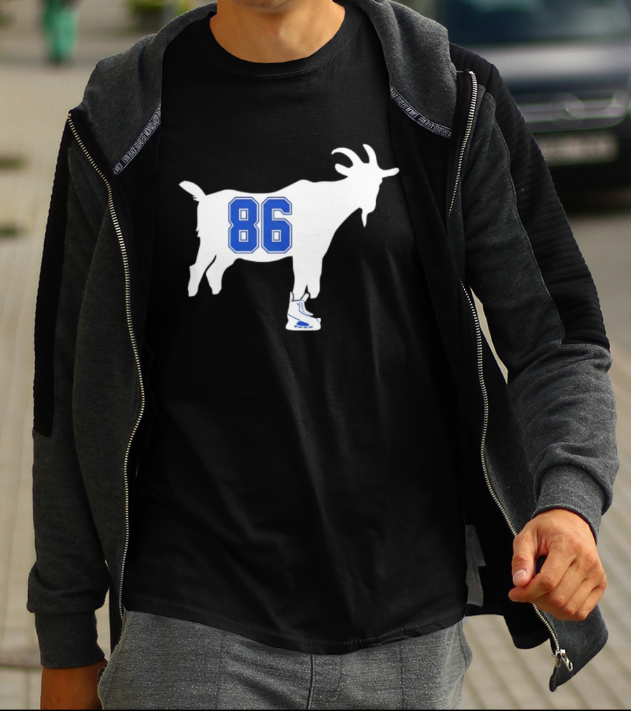 Nikita Kucherov Goat 86 Tampa Bay Lightning Hockey Skates T-Shirt