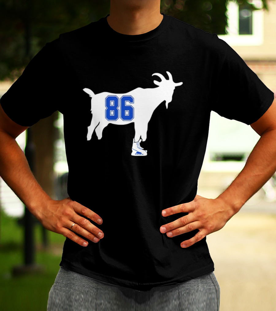 Nikita Kucherov Goat 86 Tampa Bay Lightning Hockey Skates T-Shirt