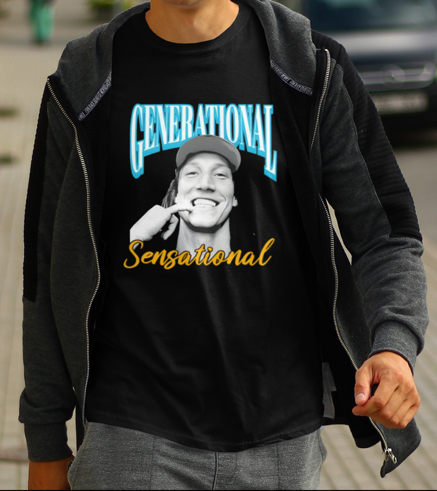 Generational Sensational Trevor Lawrence Jacksonville Jaguars T-Shirt