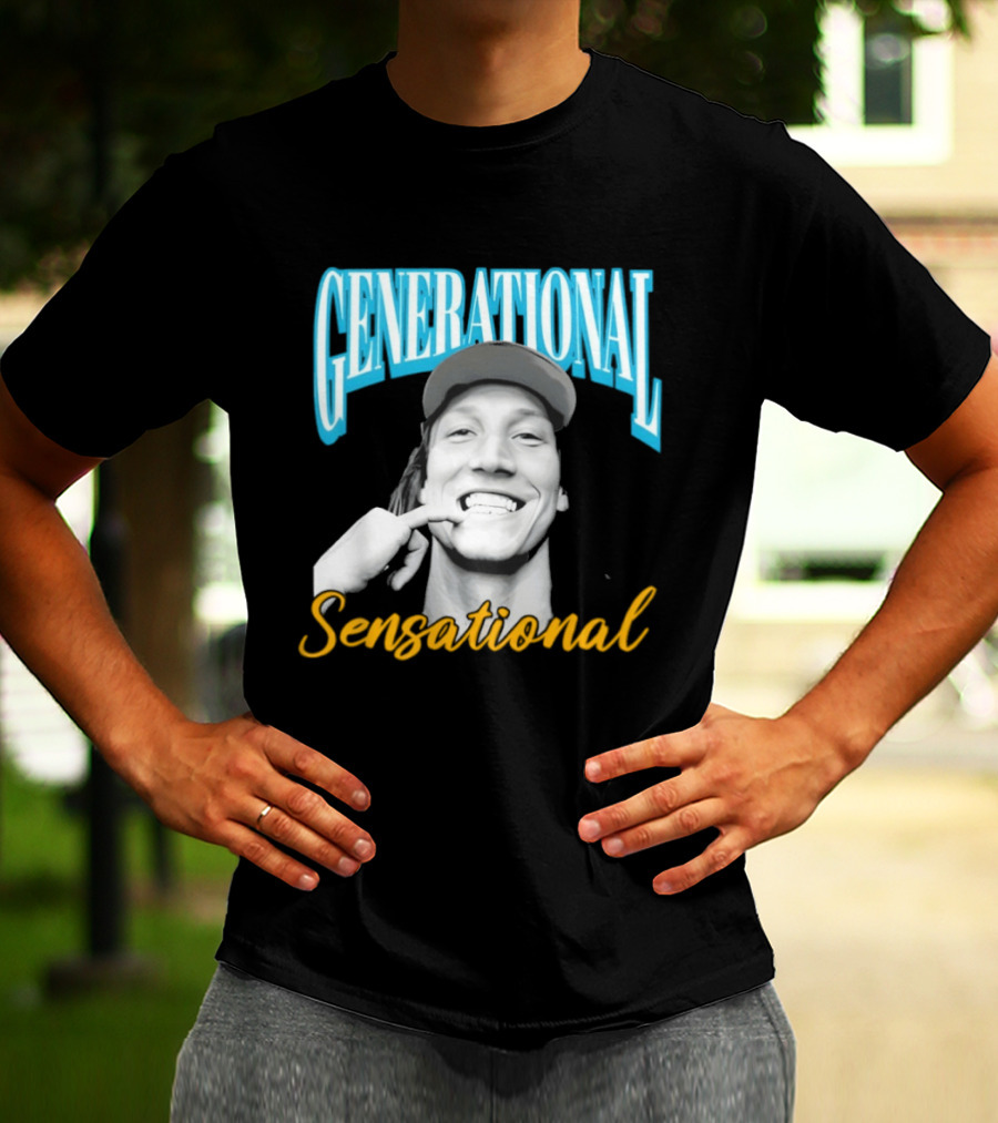 Generational Sensational Trevor Lawrence Jacksonville Jaguars T-Shirt