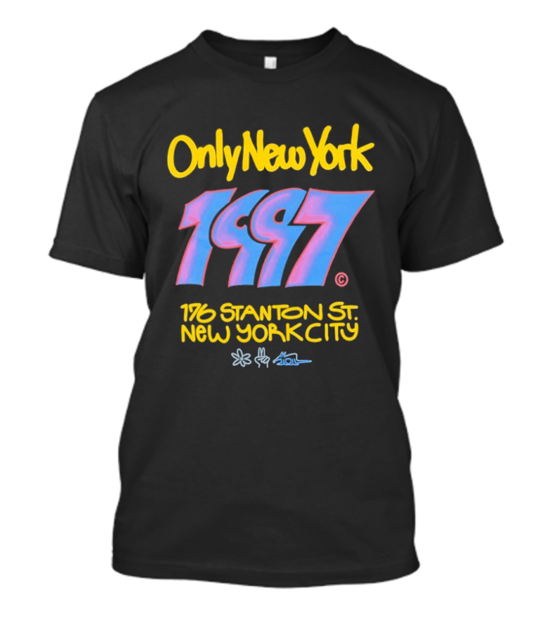 Only New York 1997 176 Stanton St New York City T-Shirt