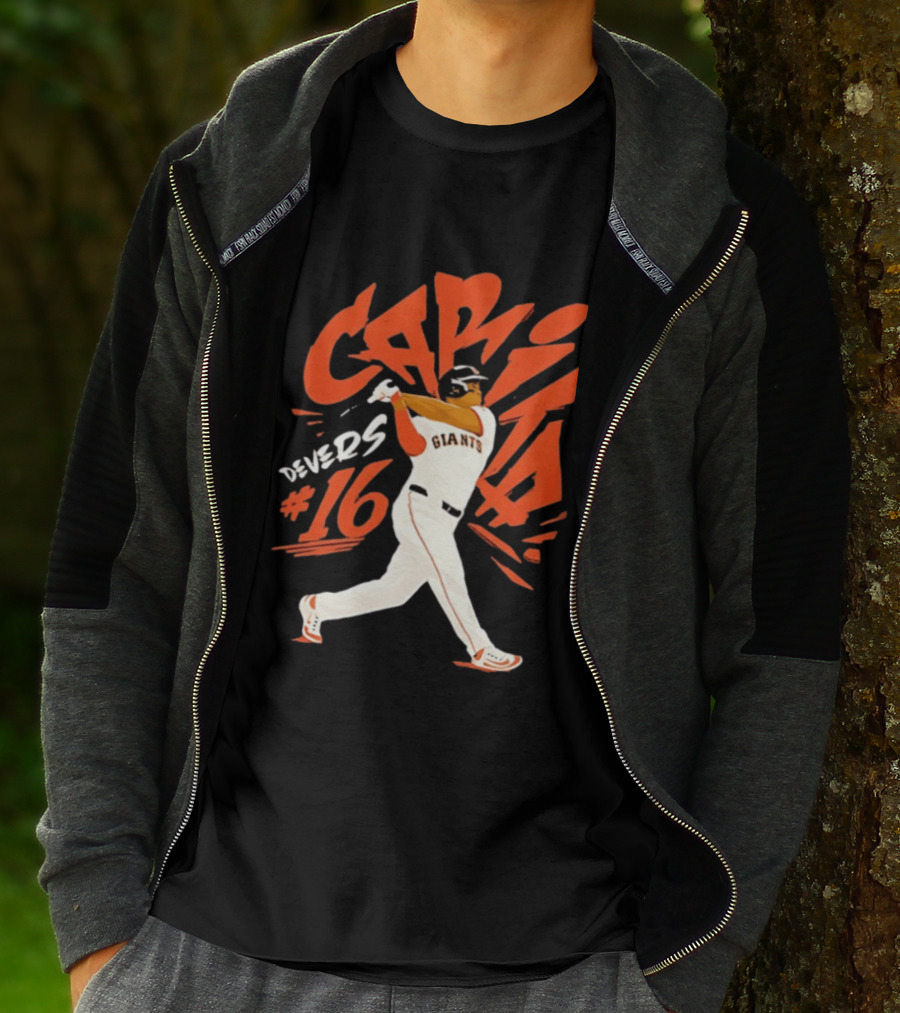 CAPITA Devers #16 Giants Baseball T-Shirt