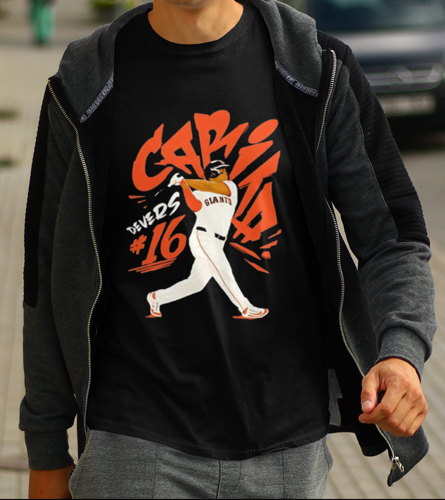 CAPITA Devers #16 Giants Baseball T-Shirt