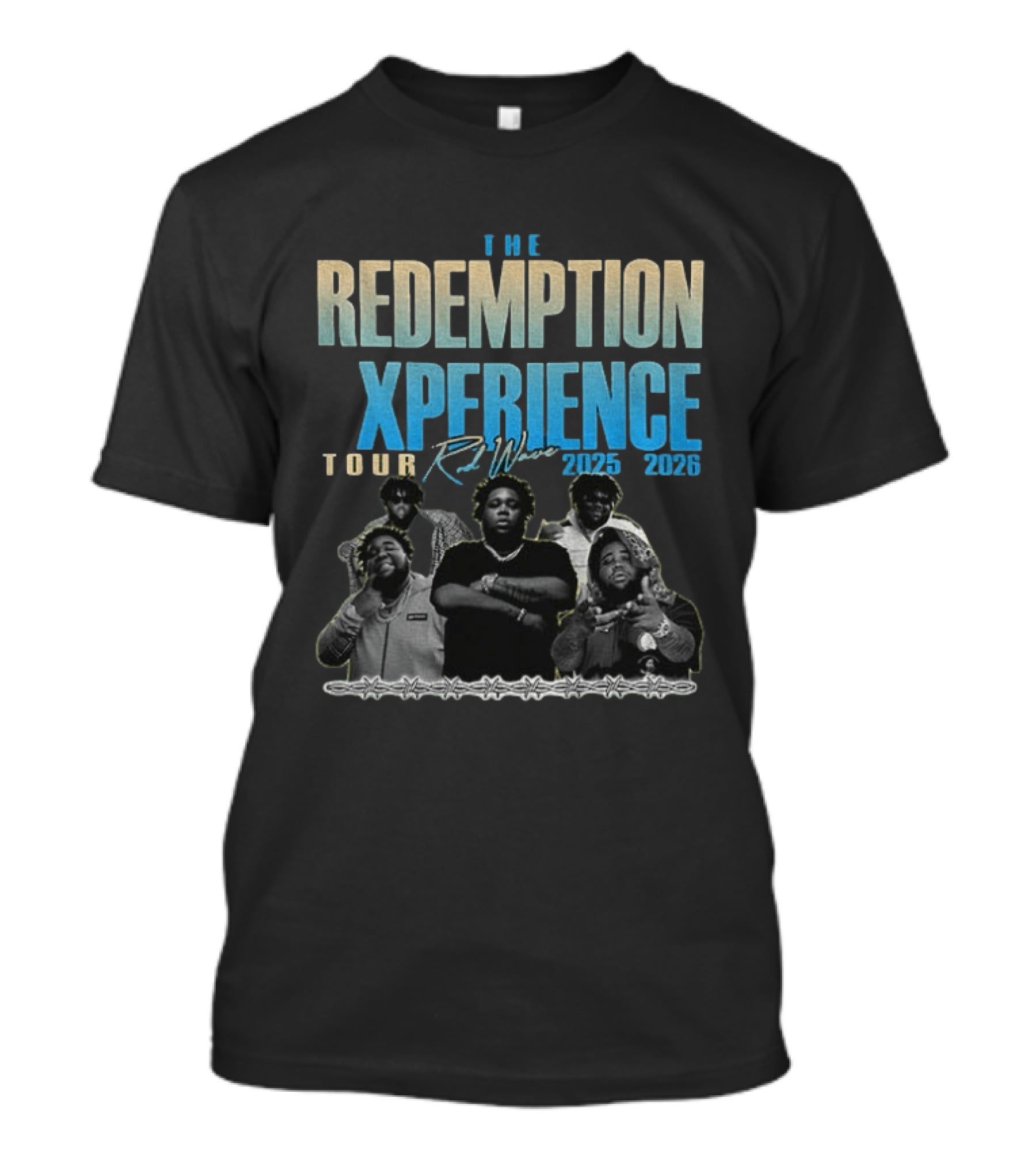 The Redemption Xperience Tour Rod Wave 2025 2026 T-Shirt