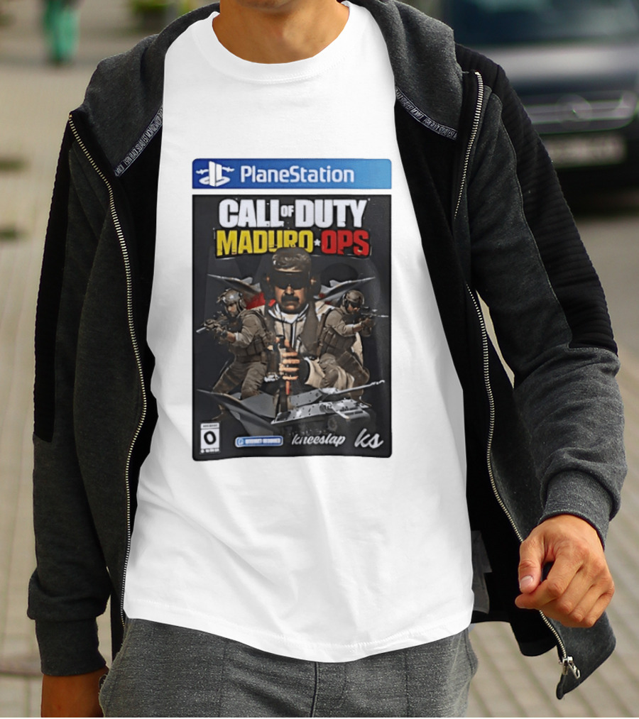 PlaneStation Call Of Duty Maduro Ops Kneeslap Ks Edition T-Shirt