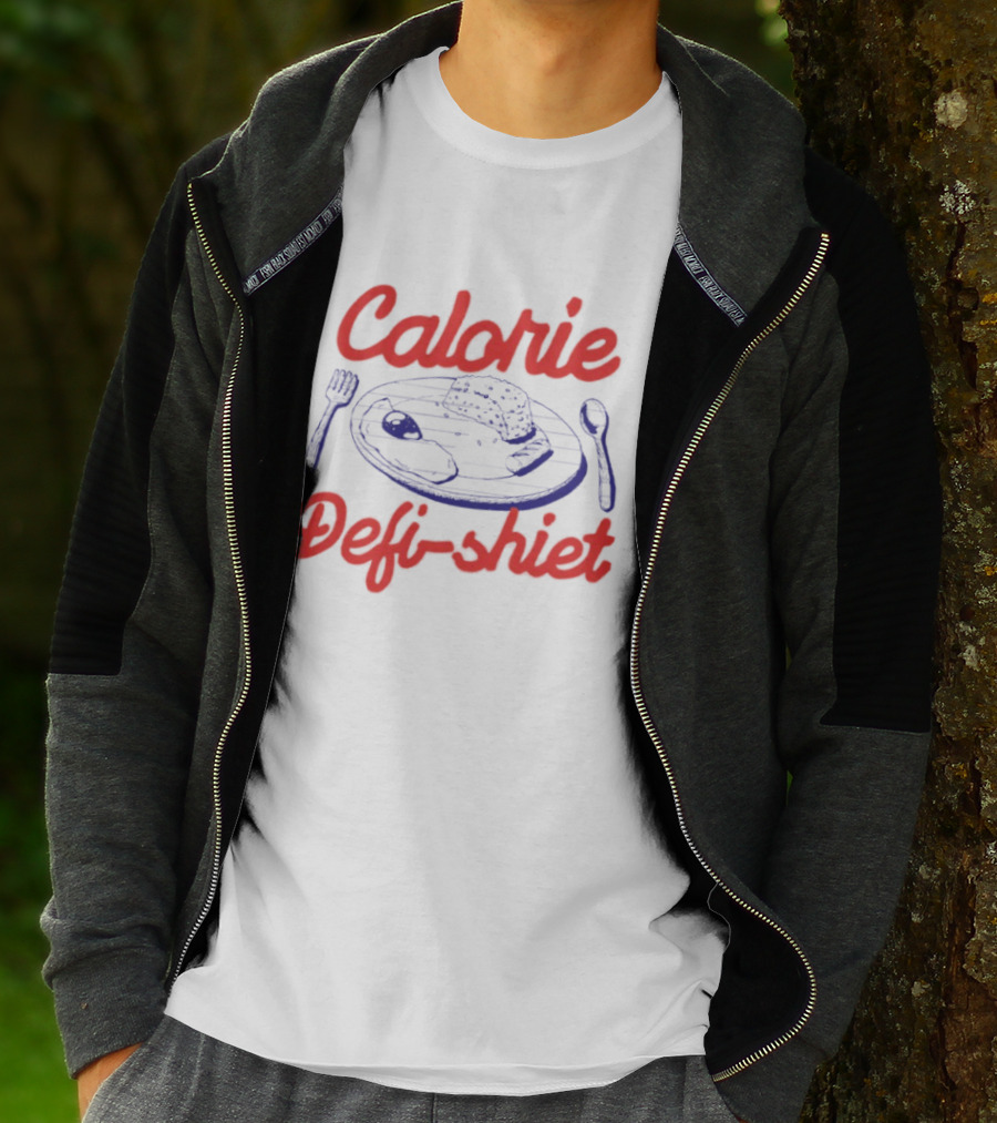 Calorie Defi Shiet Plate Fork Spoon T-Shirt