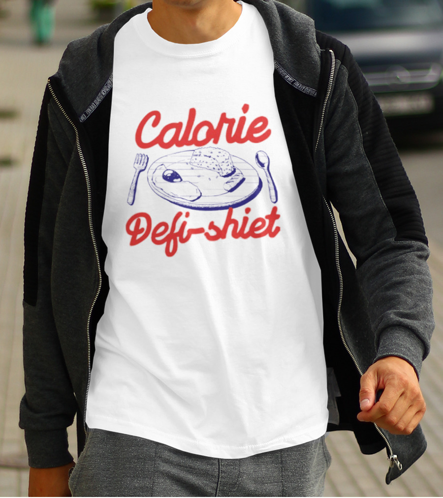 Calorie Defi Shiet Plate Fork Spoon T-Shirt