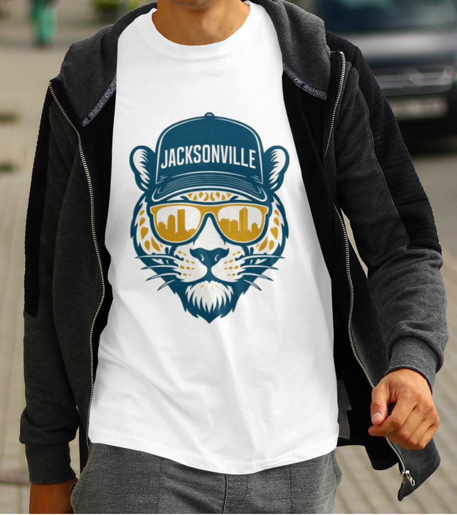 Jacksonville Jaguars Duval Football 2025 Skyline T-Shirt
