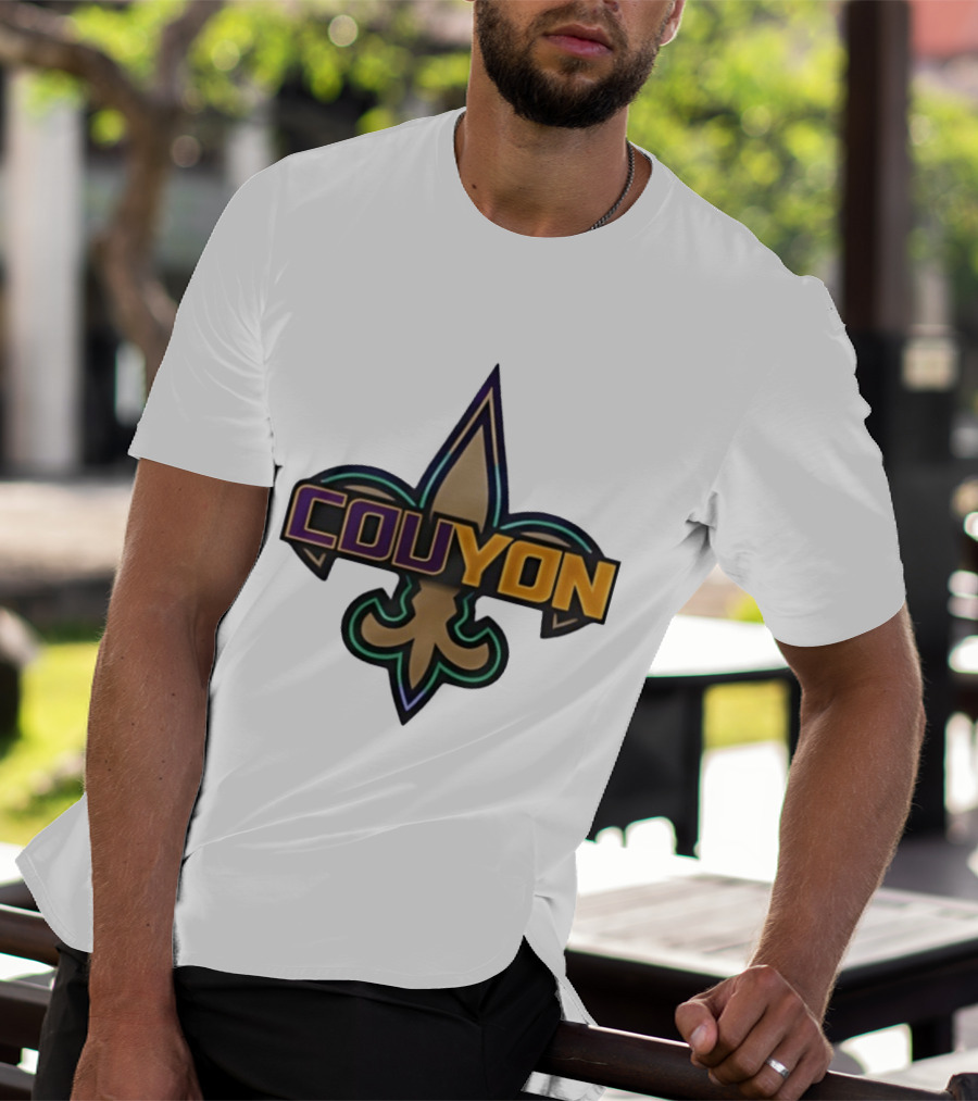 Couyon New Orleans Saints Fleur De Lis Collaboration T-Shirt