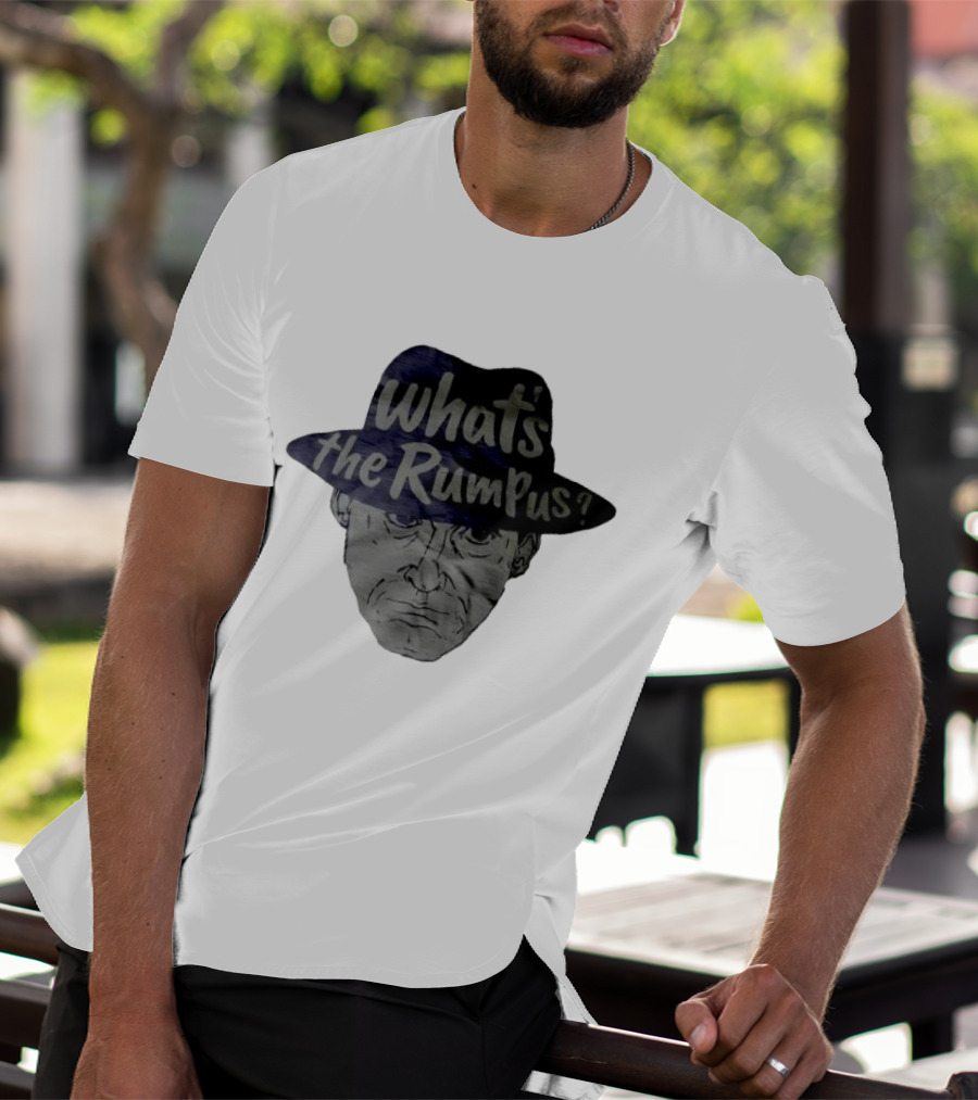 What's The Rumpus Vintage Styled Fedora Face T-Shirt