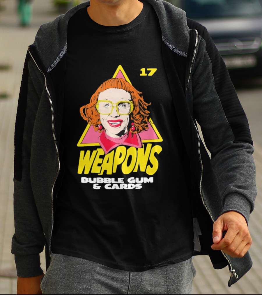 Aunt Gladys Weapons 17 Bubble Gum & Cards T-Shirt