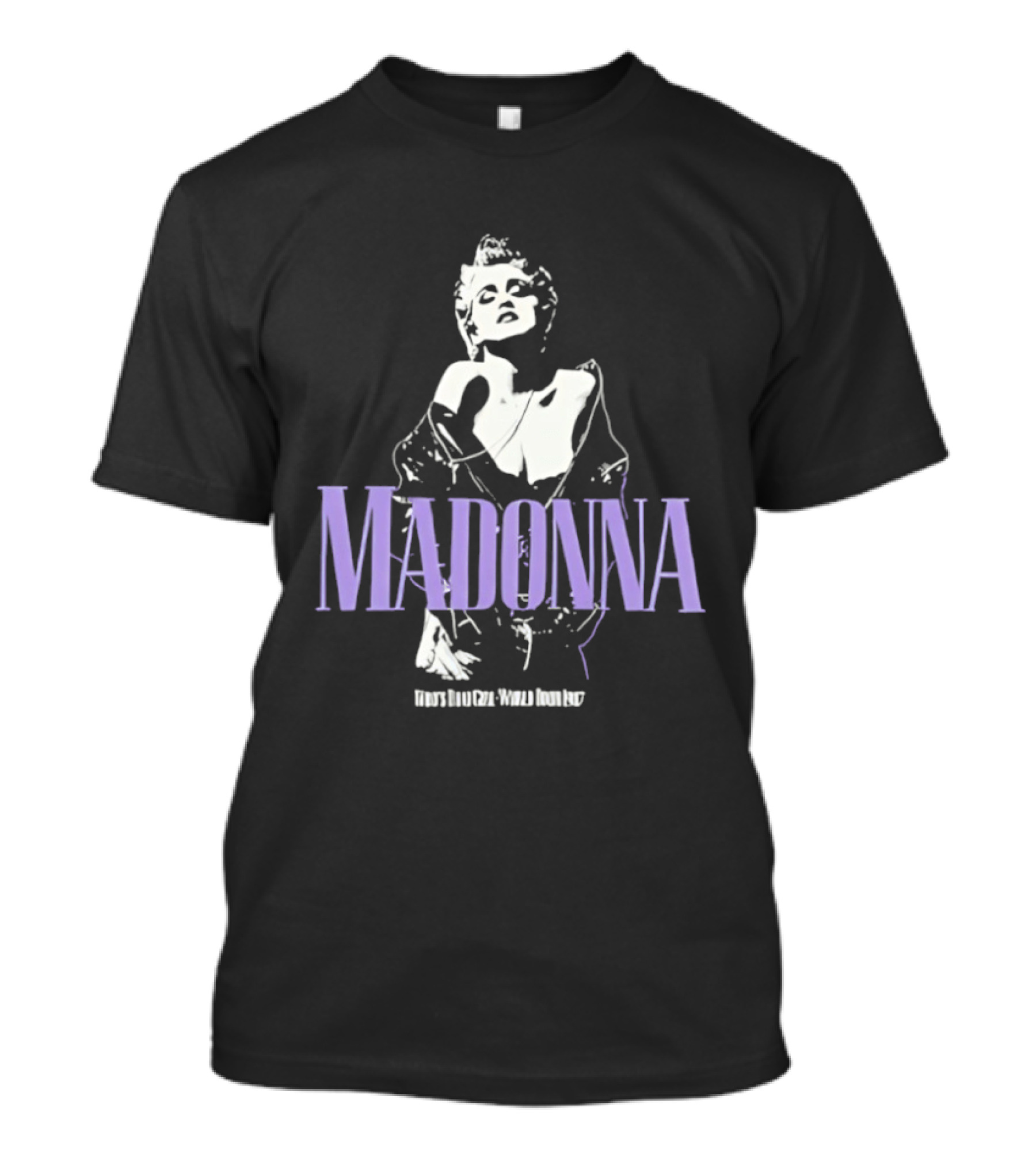 Madonna Bob Weir Image Overlay T-Shirt