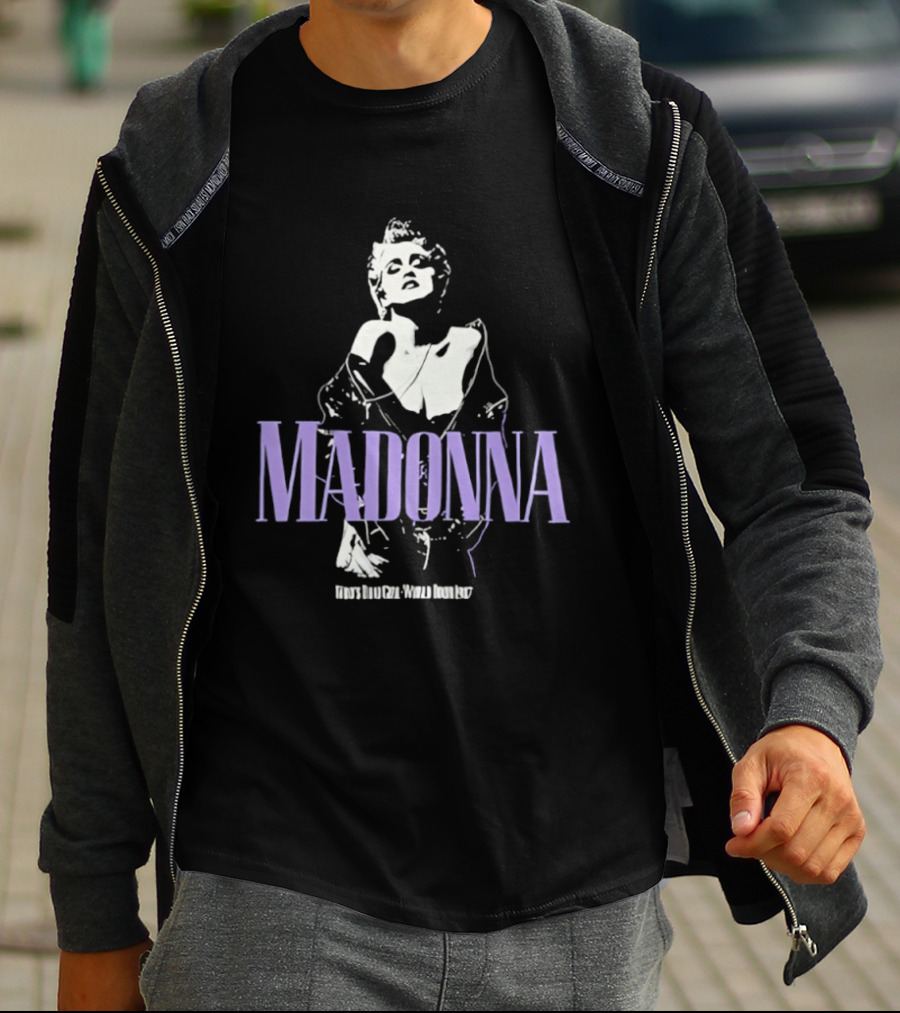 Madonna Bob Weir Image Overlay T-Shirt