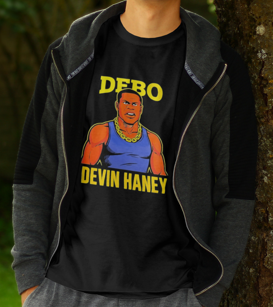 DEBO Devin Haney Cartoon Chain Bold T-Shirt
