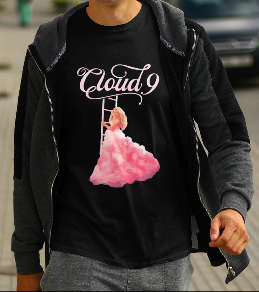 Megan Moroney Cloud 9 Tour Vintage Ladder Pink Dress T-Shirt