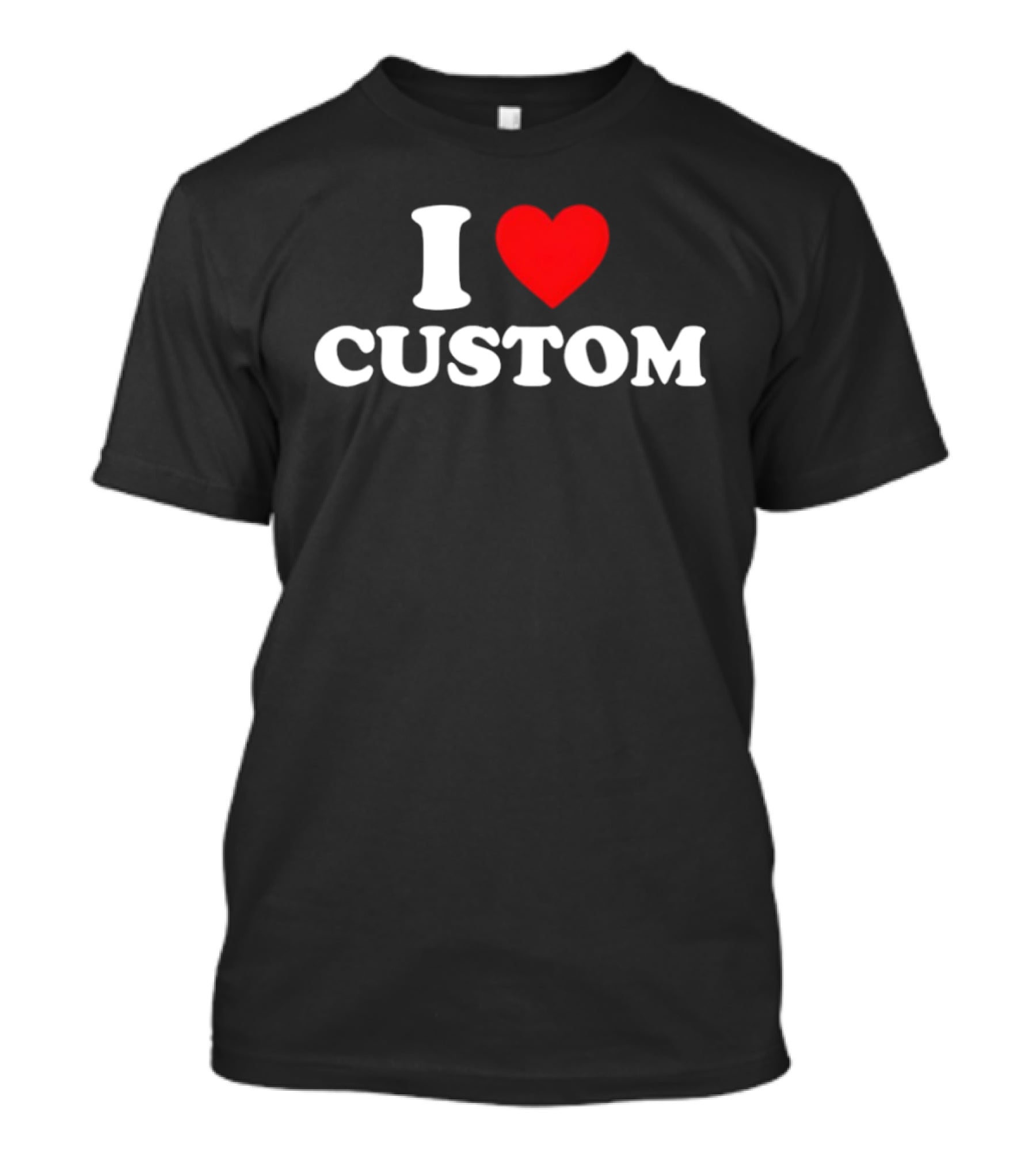 I Love Heart Custom Valentines Day T-Shirt