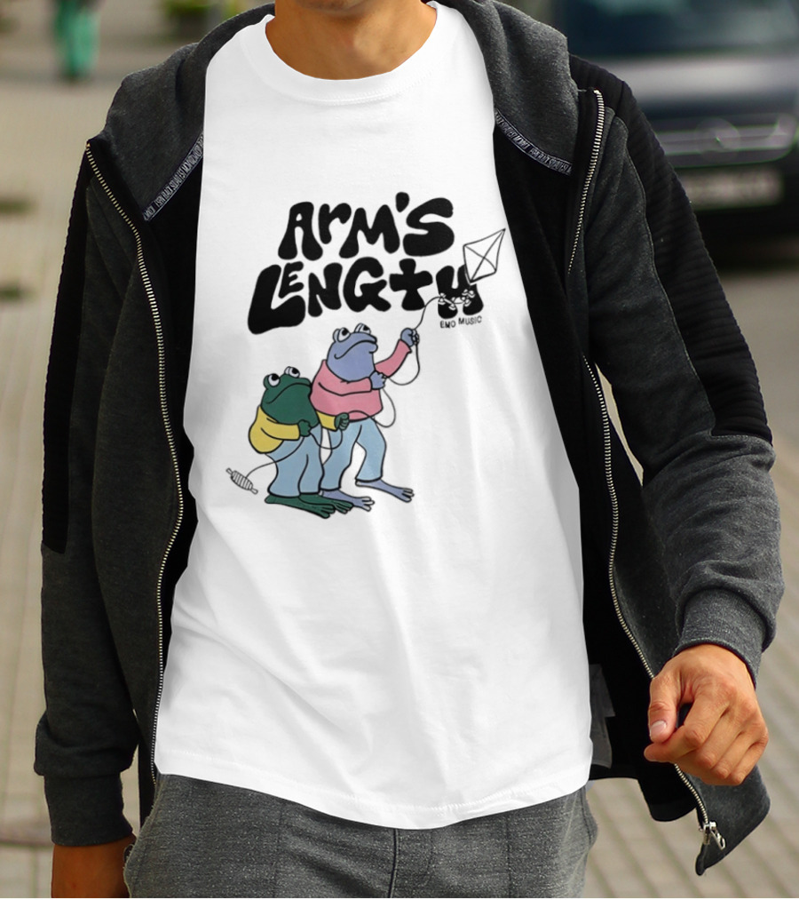 Arm's Length Frog And Toad Kite Emo Music T-Shirt