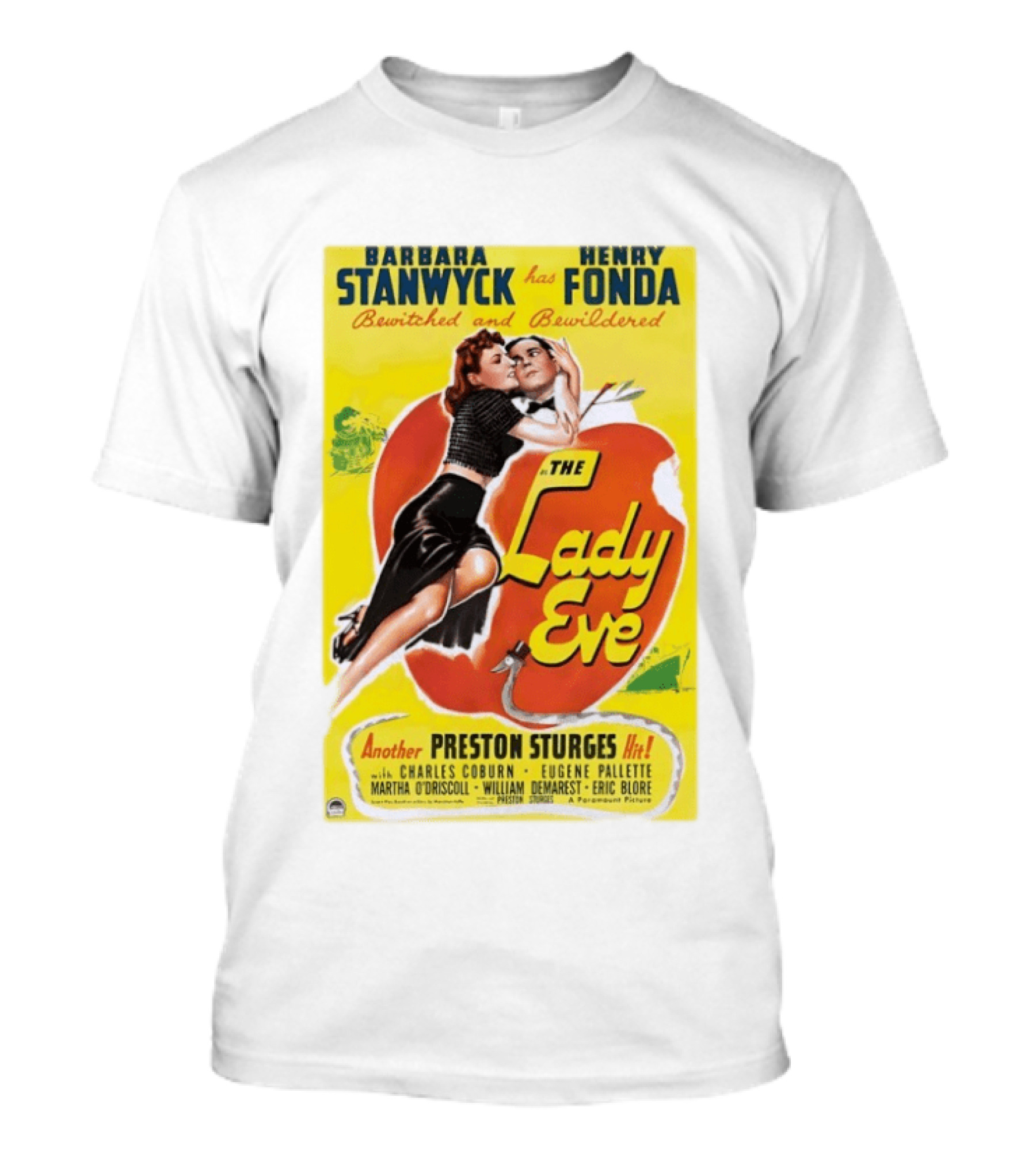 Barbara Stanwyck Henry Fonda The Lady Eve Bewitched Bewildered T-Shirt