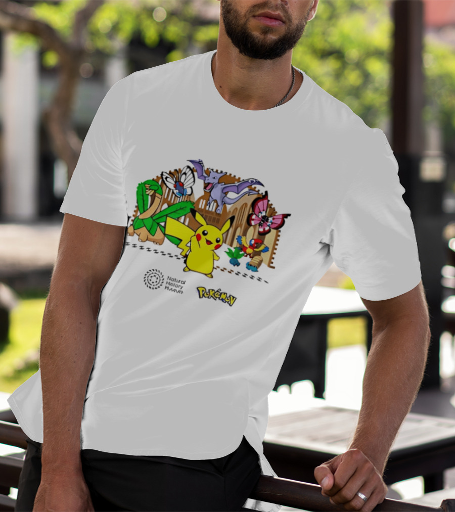 Pokémon Natural History Museum 2026 Pikachu And Friends Adventure T-Shirt