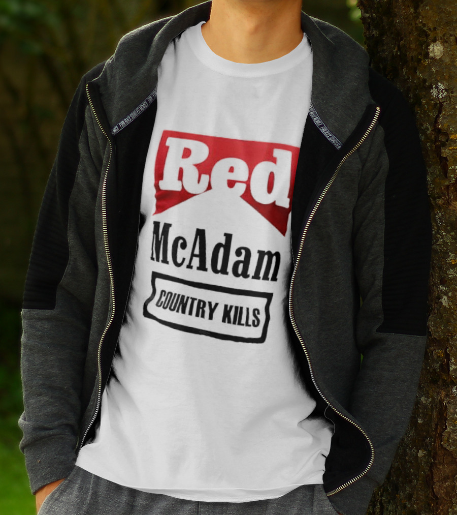 Red McAdam Country Kills Bold T-Shirt