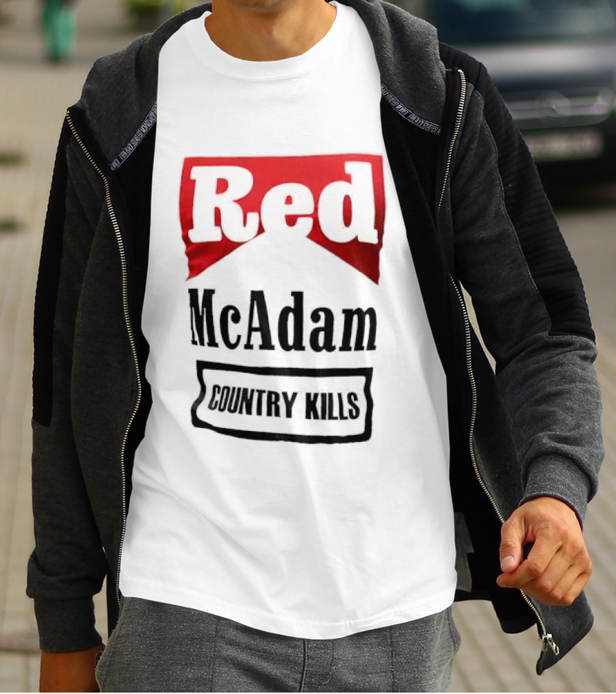 Red McAdam Country Kills Bold T-Shirt