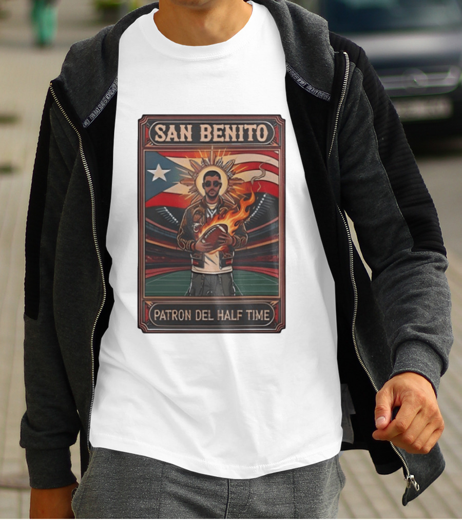 San Benito Patron Del Half Time Game Day Benito Bowl T-Shirt