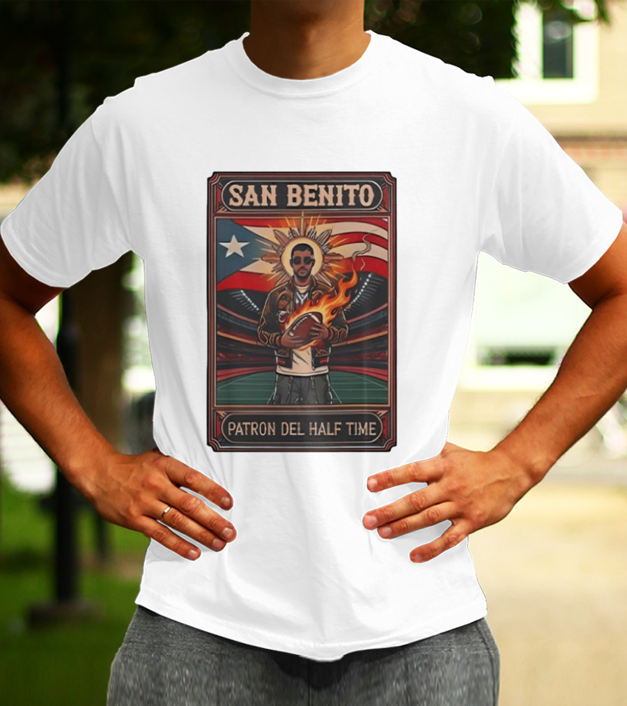 San Benito Patron Del Half Time Game Day Benito Bowl T-Shirt