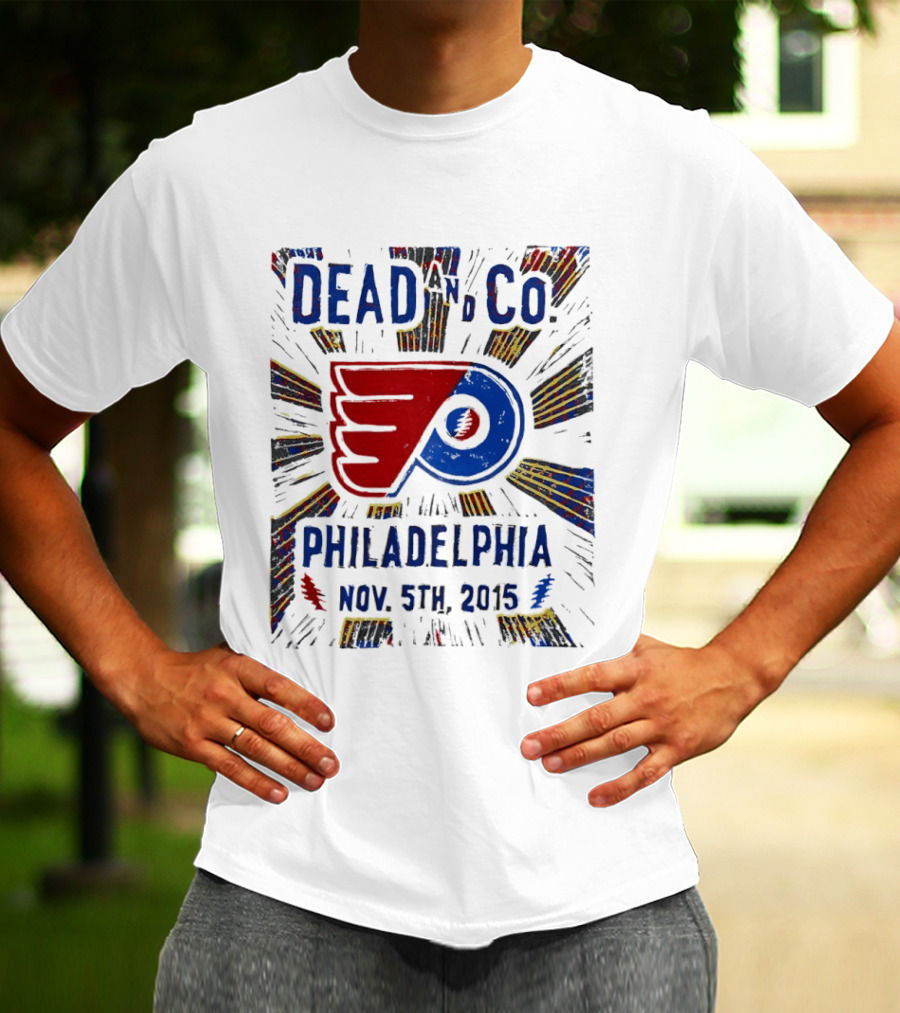 Dead And Company Philadelphia Flyers Nov 5th 2015 T-Shirt