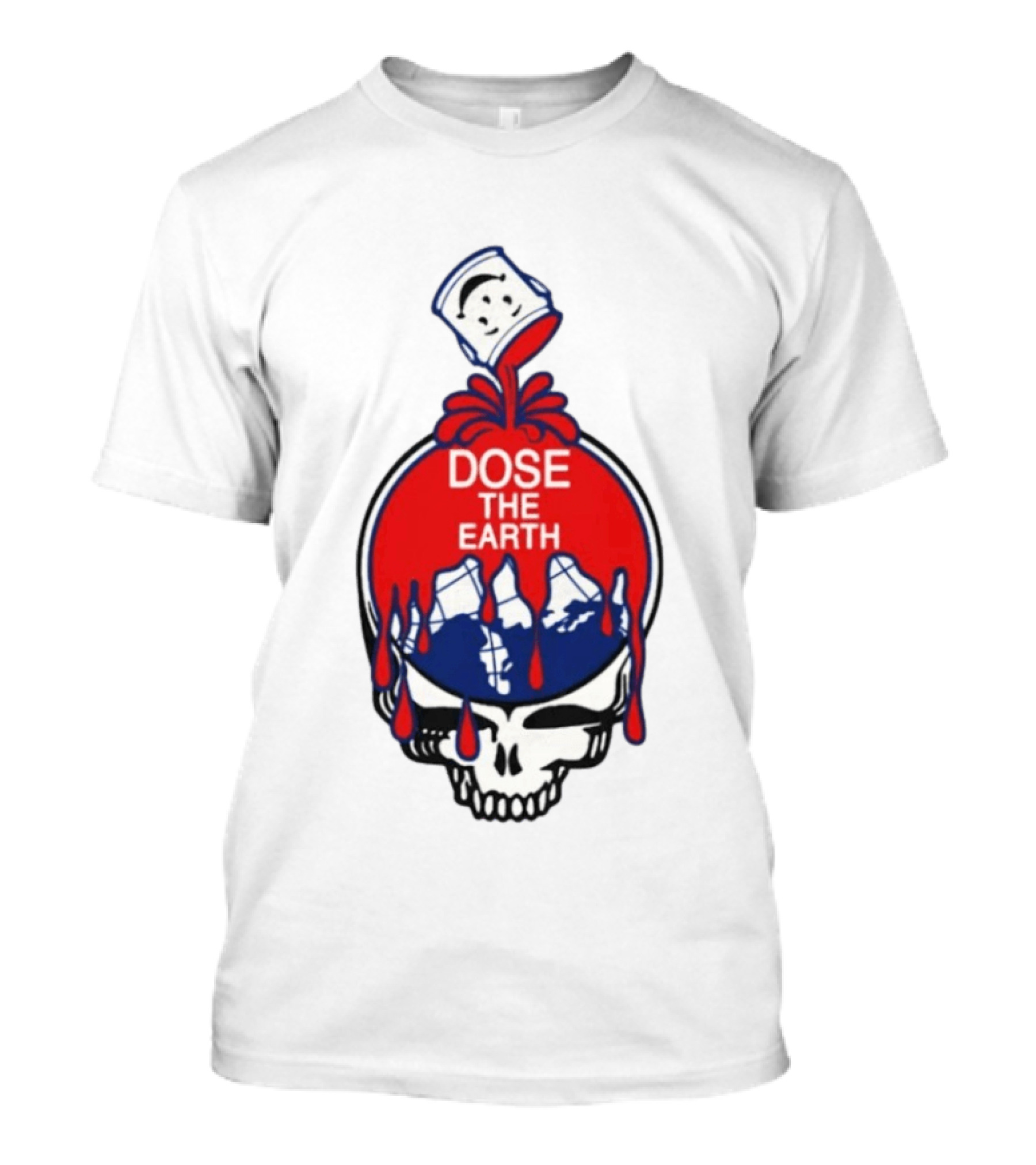 Dose The Earth Grateful Dead Skull Bob Weir T-Shirt