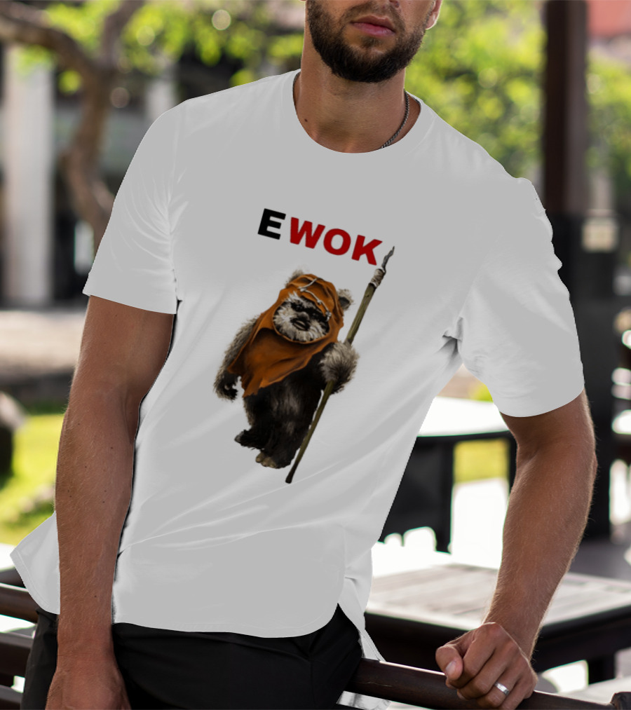 Ewok Wicket W Warrick Star Wars Character Iconic Film Creature T-Shirt