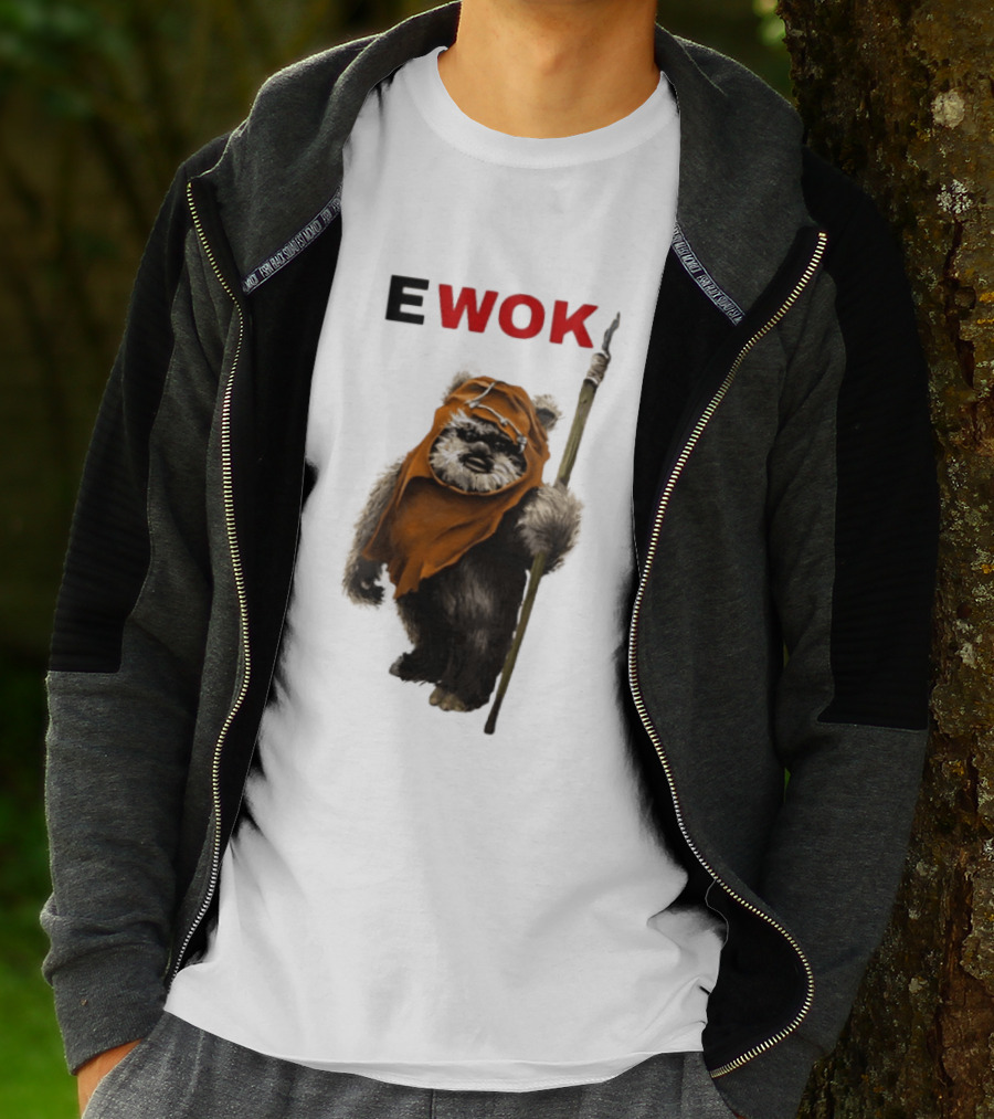 Ewok Wicket W Warrick Star Wars Character Iconic Film Creature T-Shirt