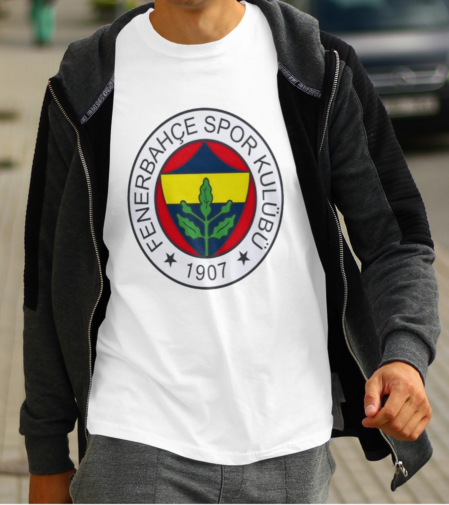 Fenerbahce Spor Kulubu 1907 Emblem With Classic Club Colors And Iconic Leaf T-Shirt