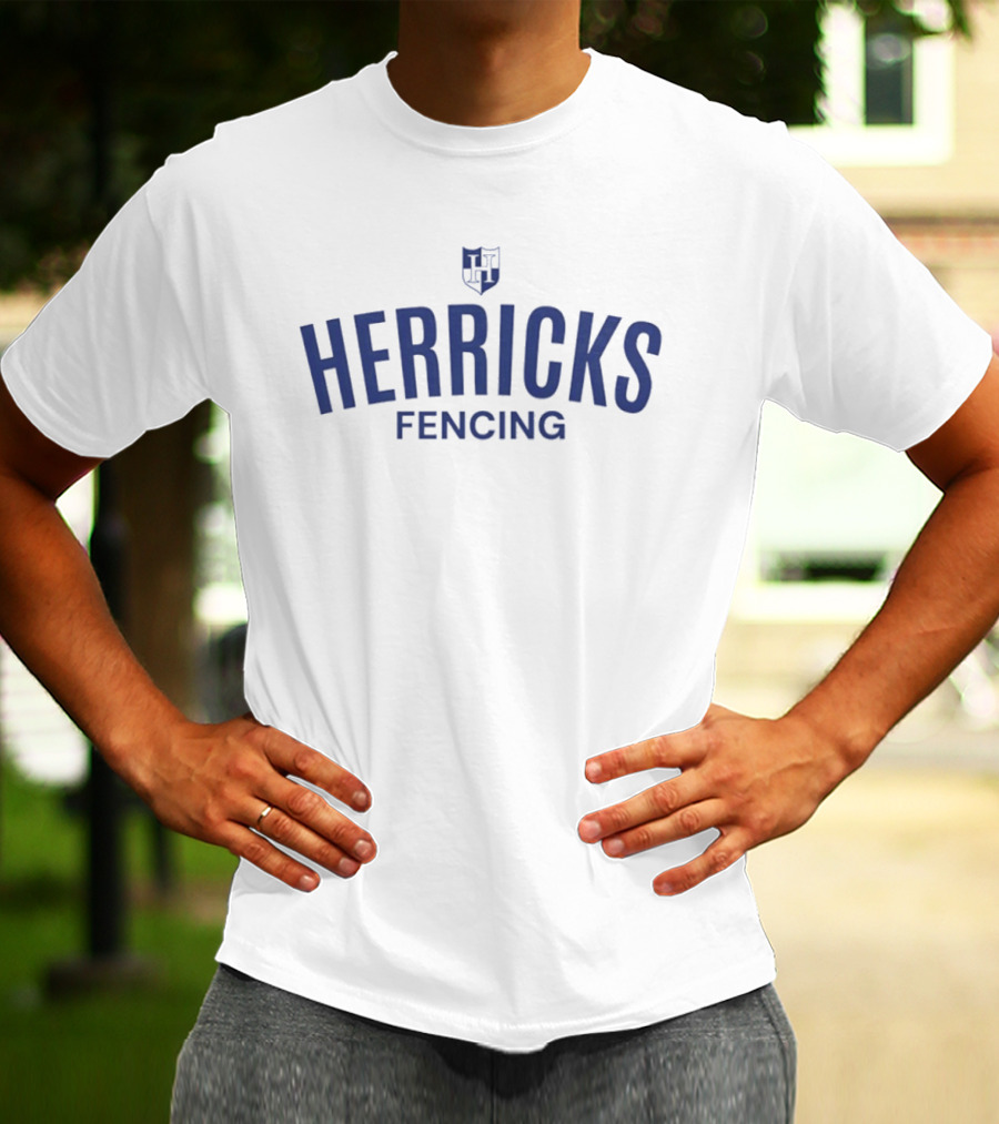 Herricks Fencing Sports Team Shield T-Shirt